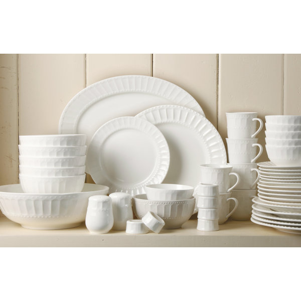 Gibson Regalia 46 Piece Dinnerware Set, Service for 6 & Reviews Wayfair